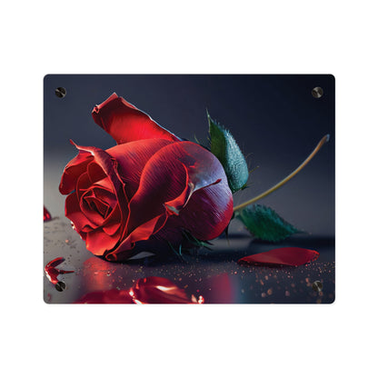 Red Rose Acrylic Wall Art Panel — Romantic Floral Decor for Home & Valentine's Day perfect valentines day gift for Her
