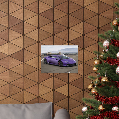 lamborghini huracan Matte Poster — Horizontal Automotive Wall Art for car enthuseists