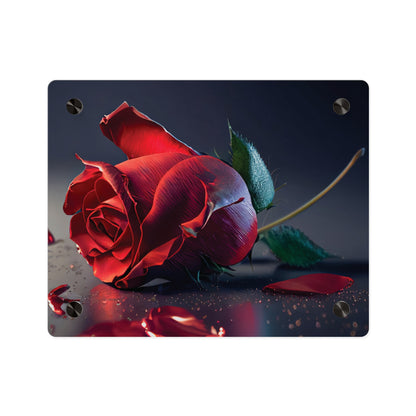 Red Rose Acrylic Wall Art Panel — Romantic Floral Decor for Home & Valentine's Day perfect valentines day gift for Her