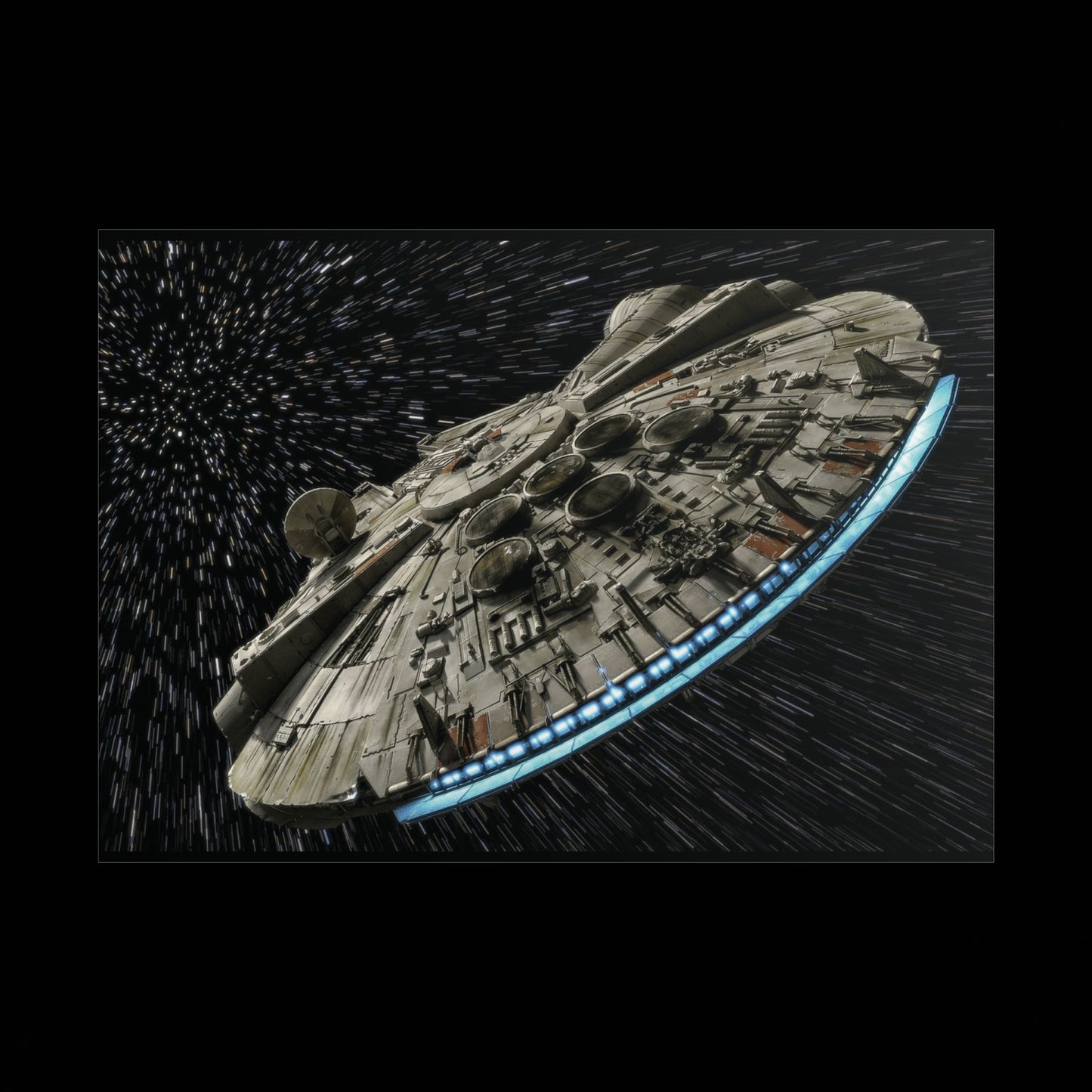 Millennium Falcon Space Poster — StarWars wall art