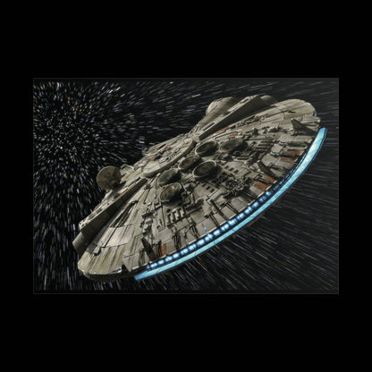 Millennium Falcon Space Poster — StarWars wall art