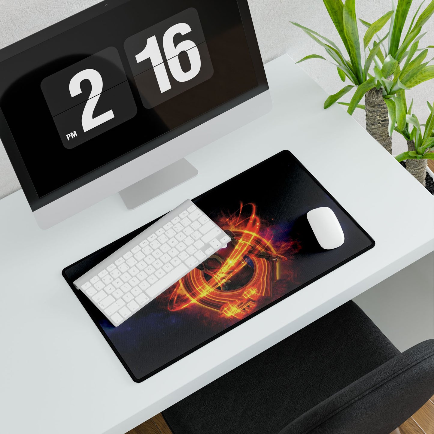 Marvel Iron Man themed desk mat, perfect for gamers and Anime lovers